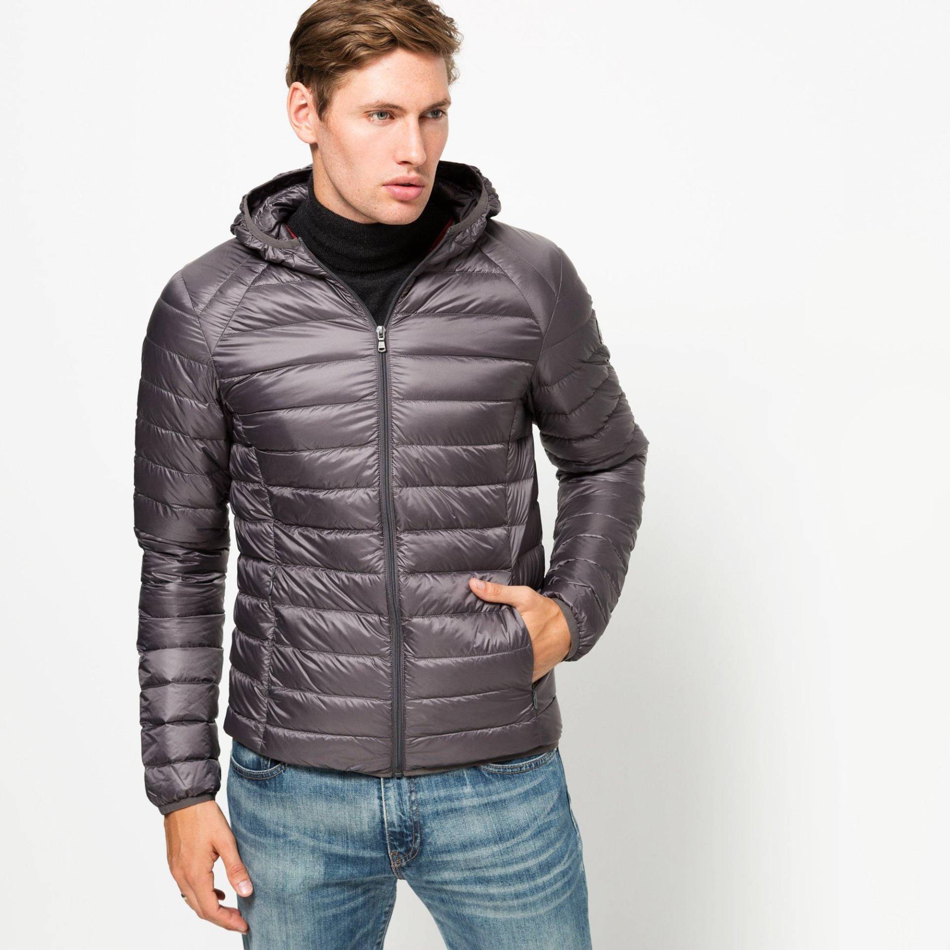 Daunenjacke Mit Kapuze Herren Anthrazit 3XL von Jott