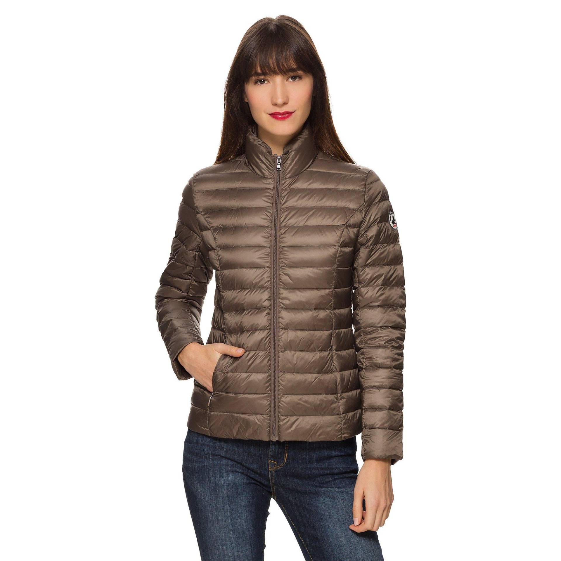 Daunenjacke Ohne Kapuze Damen Taupe XL von Jott