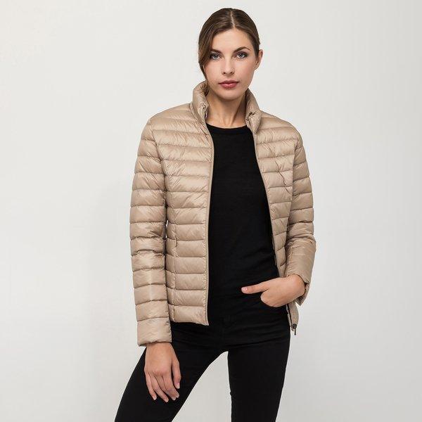 Daunenjacke Ohne Kapuze Damen Beige S von Jott