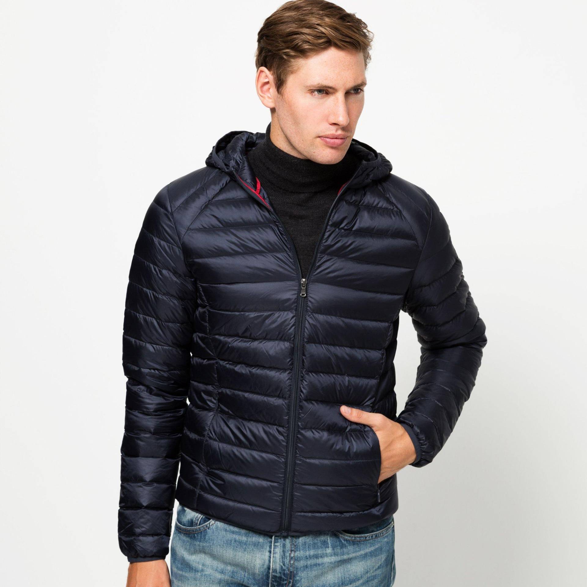 Daunenjacke Mit Kapuze Herren Marine 3XL von Jott