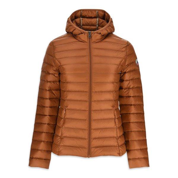 Daunenjacke Mit Kapuze Damen Braun XL von Jott