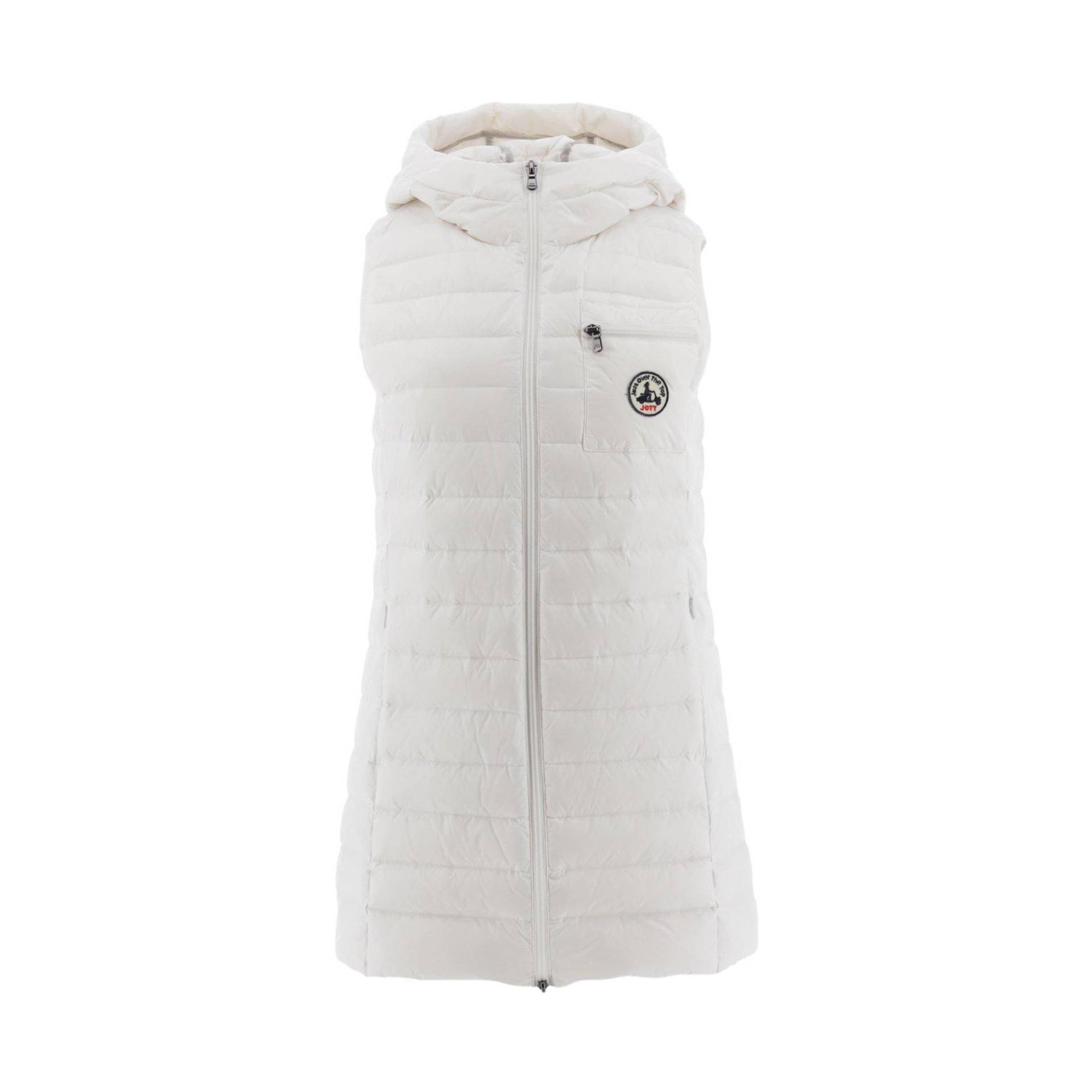 Daunengilet Mit Kapuze Damen Weiss XS von Jott