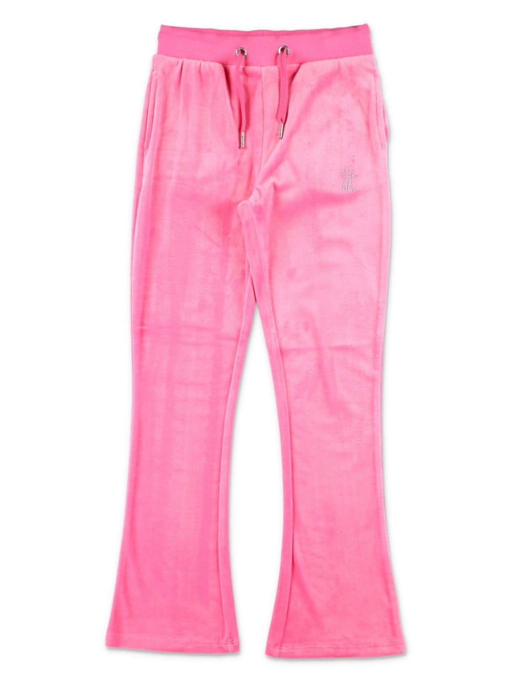 Juicy Couture Kids diamanté velour bootcut track pants - Pink von Juicy Couture Kids