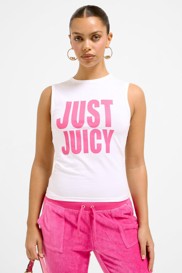 Juicy Couture Just Juicy Tanktop | White | Damen | XXS Juicy Couture Just Juicy Tanktop | White | Damen | XXS von Juicy Couture