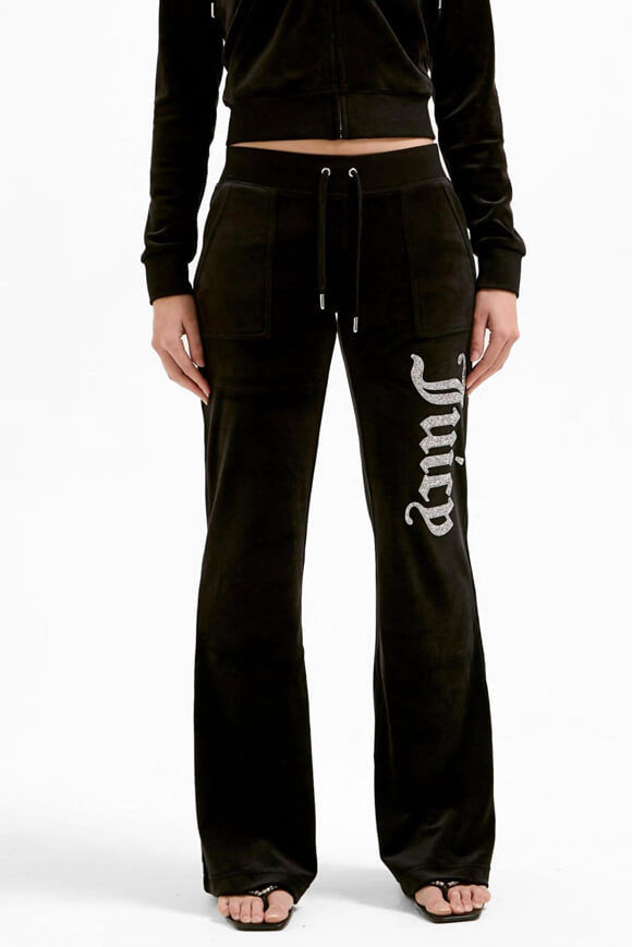 Juicy Couture Layla Caviar Bootcut-Samthose | Black | Damen  | M von Juicy Couture