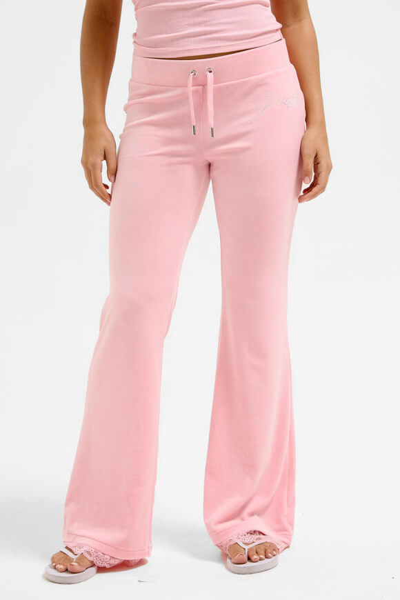 Juicy Couture Samt Flare-Hose | Juicy Pink | Damen  | XXS von Juicy Couture