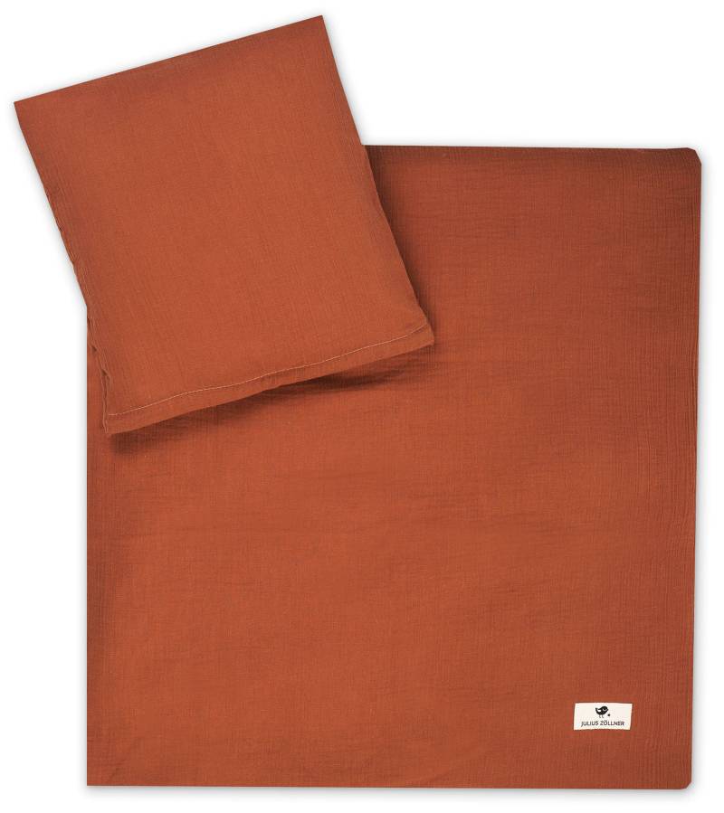 Julius Zöllner Kinderbettwäsche »Baby- und Kinderbettwäsche aus 100% Musselin«, erhältlich in den Grössen 80x80+35x40cm und 100x135+40x60cm von Julius Zöllner