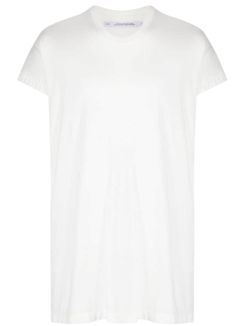 Julius drop-shoulder cotton-blend T-shirt - White von Julius