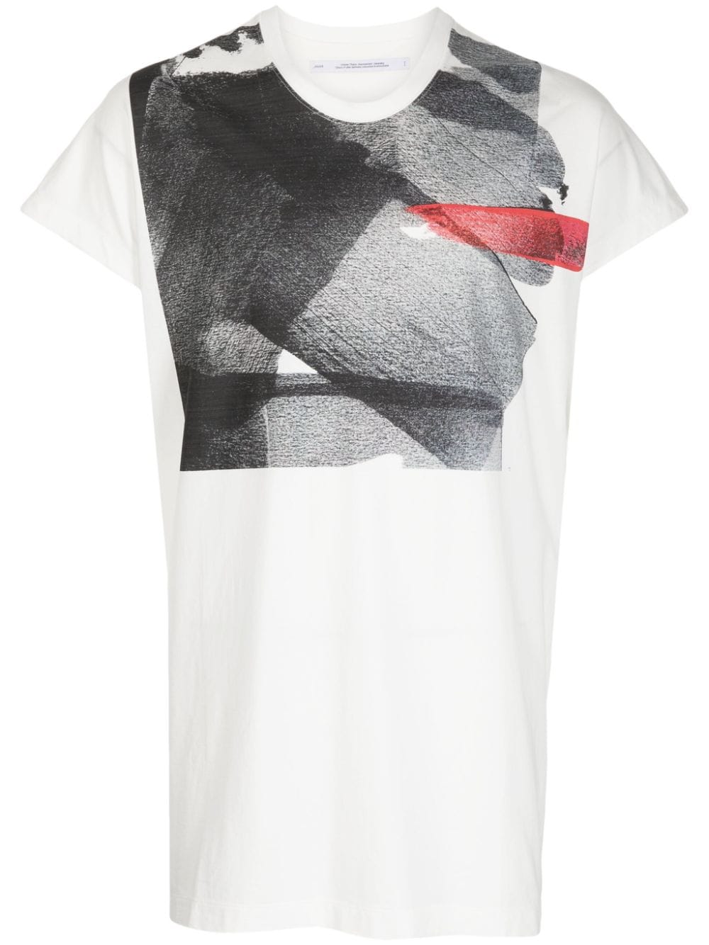 Julius graphic-print cotton T-shirt - White von Julius