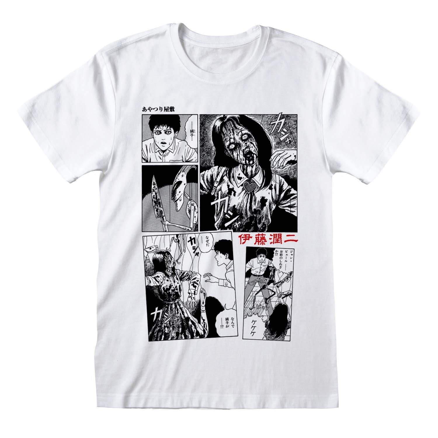 Tshirt Damen Weiss L von Junji-Ito