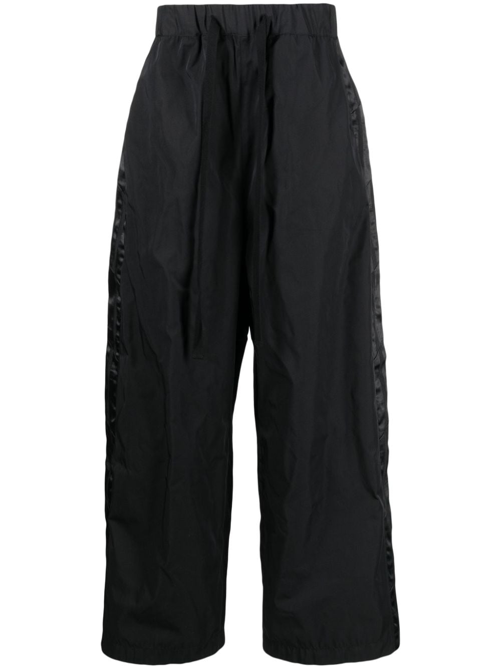 Junya Watanabe MAN drawstring wide-leg track pants - Black von Junya Watanabe MAN