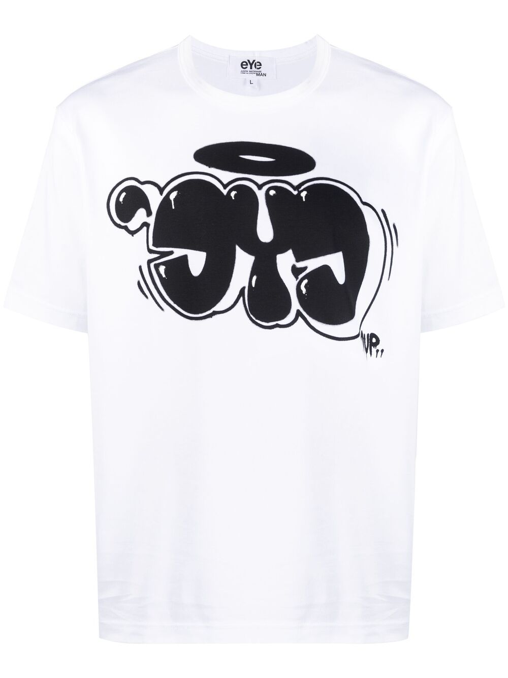 Junya Watanabe MAN graffiti-print T-shirt - White von Junya Watanabe MAN