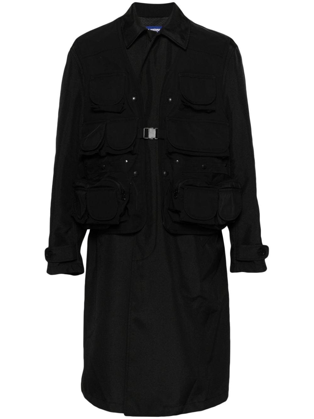 Junya Watanabe MAN panelled long coat - Black von Junya Watanabe MAN