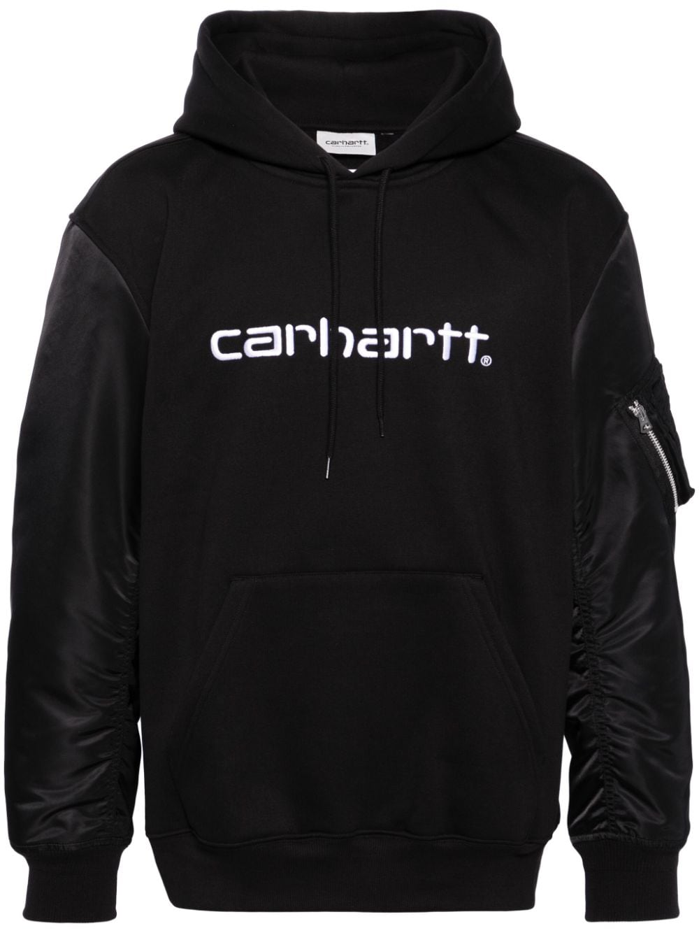 Junya Watanabe MAN x Carhartt logo-embroidered hoodie - Black von Junya Watanabe MAN