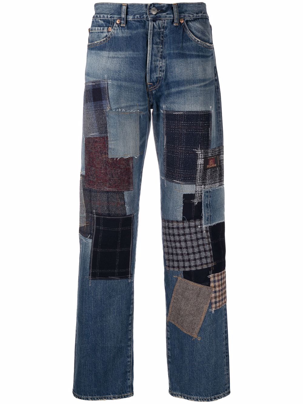Junya Watanabe Man X Levi's straight-leg patchwork jeans - Blue von Junya Watanabe Man X Levi's