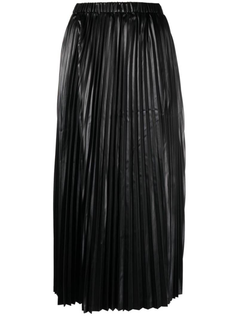 Junya Watanabe pleated layered cropped trousers - Black von Junya Watanabe