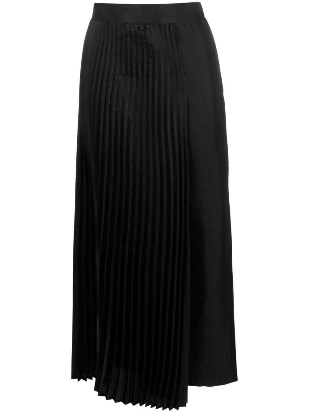 Junya Watanabe pleated-panel cropped trousers - Black von Junya Watanabe