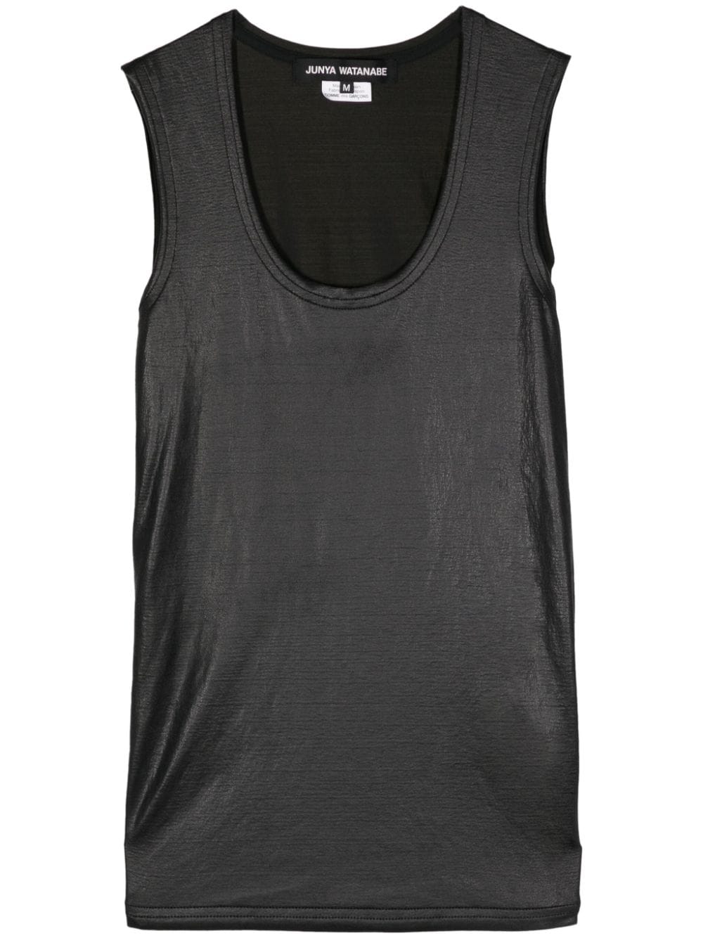 Junya Watanabe scoop-neck tank top - Black von Junya Watanabe