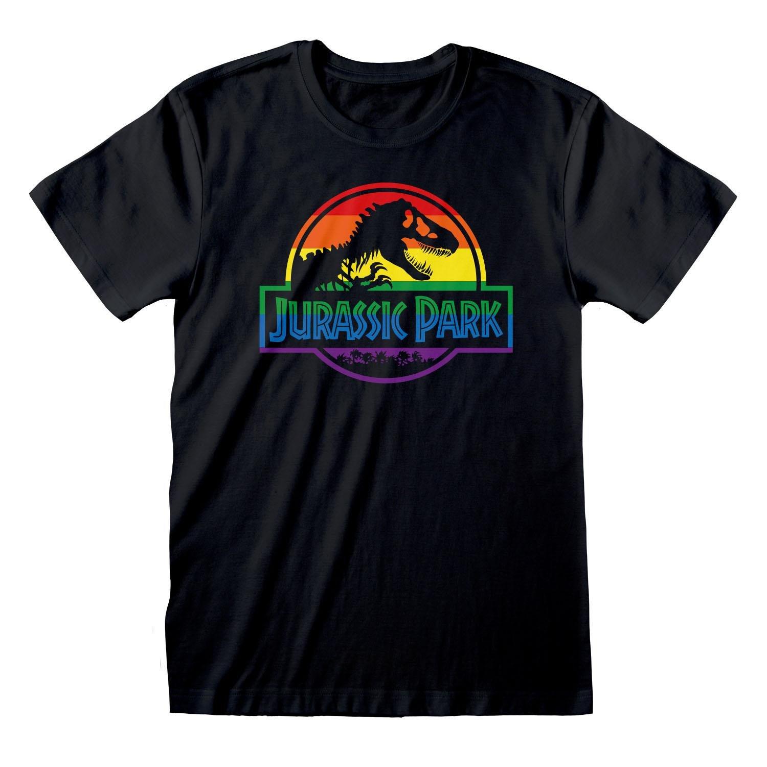 T-shirt Damen Schwarz L von Jurassic Park