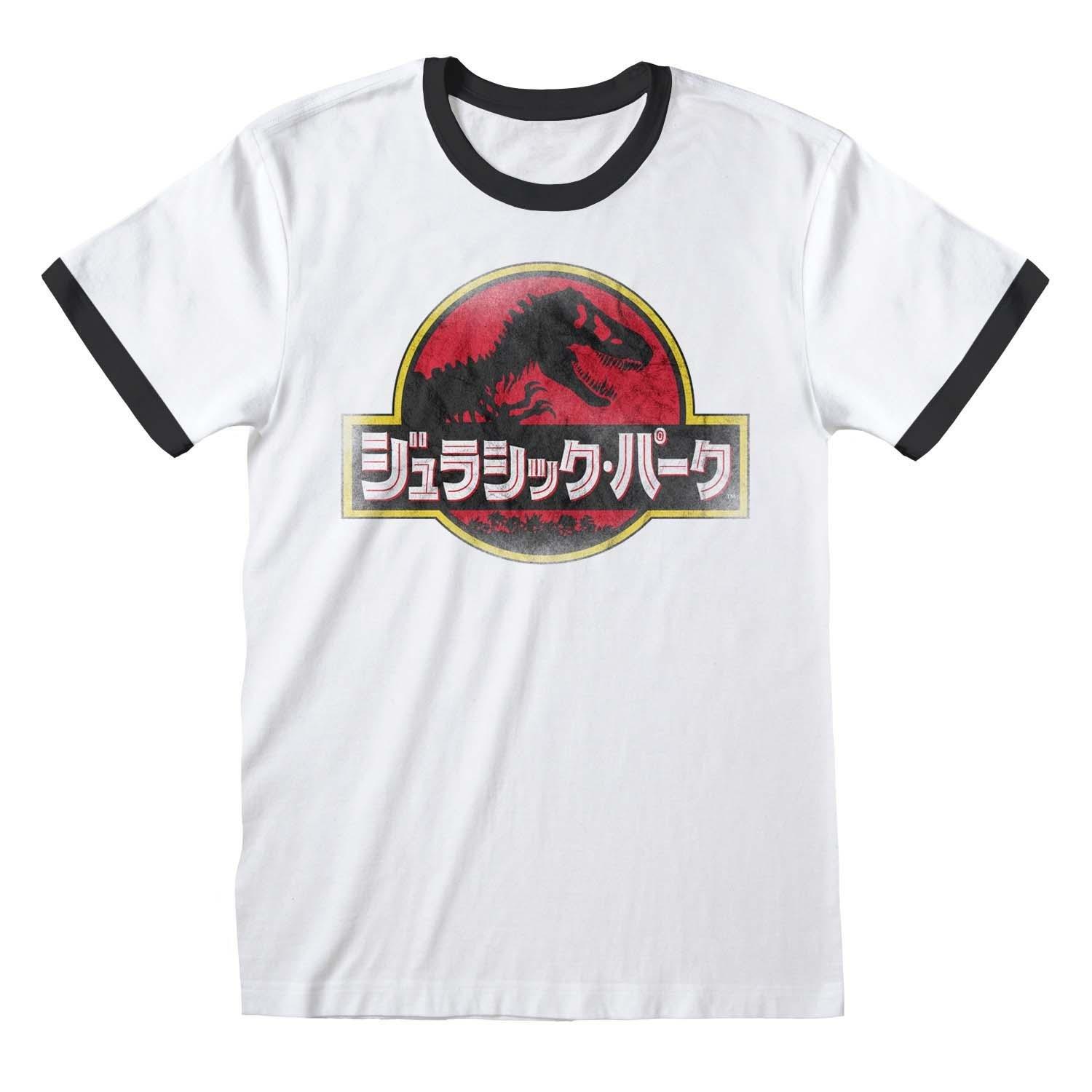 T-shirt Damen Weiss Bedruckt XL von Jurassic Park