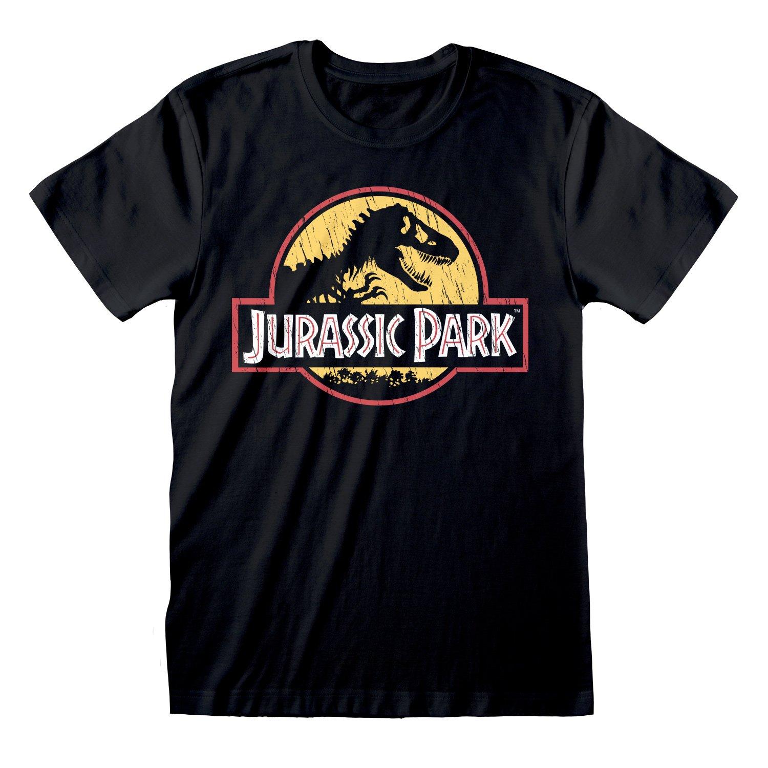 Tshirt Damen Schwarz L von Jurassic Park