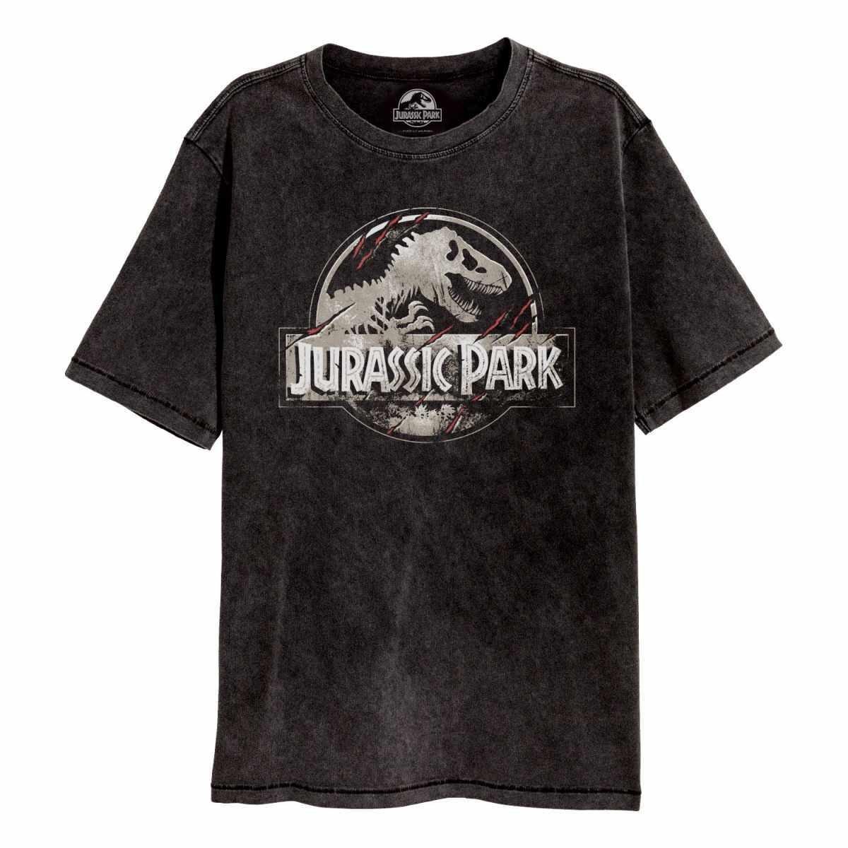 Tshirt Damen Schwarz L von Jurassic Park