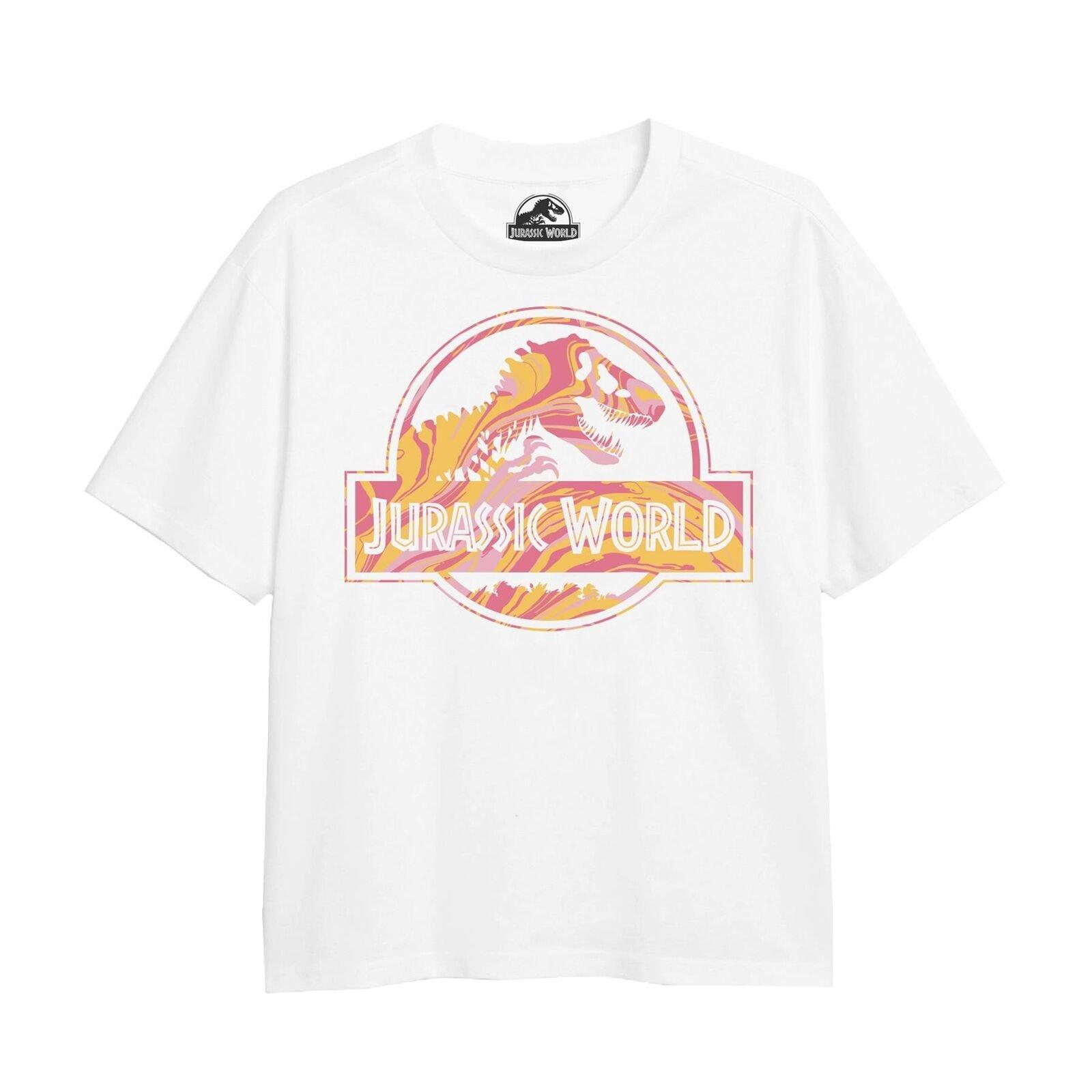 Tshirt Mädchen Weiss 128 von Jurassic Park
