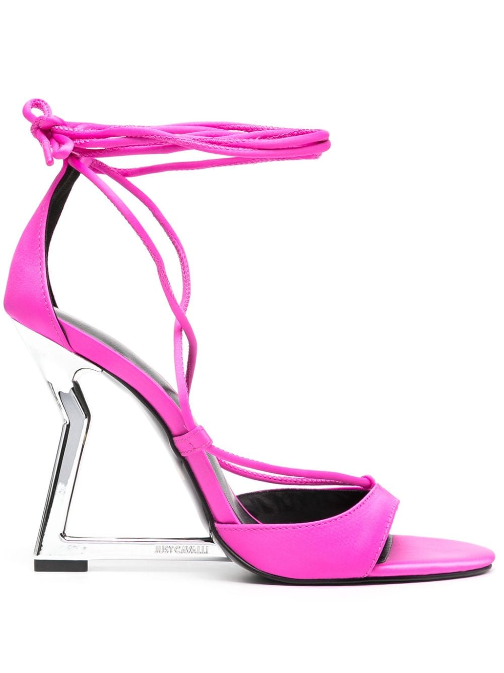 Just Cavalli 110mm tie-fastening sandals - Pink von Just Cavalli