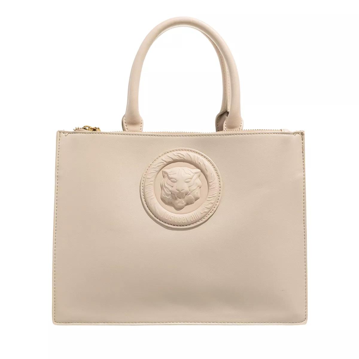 Just Cavalli Henkeltasche - Range E Tiger Embossed Sketch 4 Bags - Gr. unisize - in Taupe - für Damen von Just Cavalli