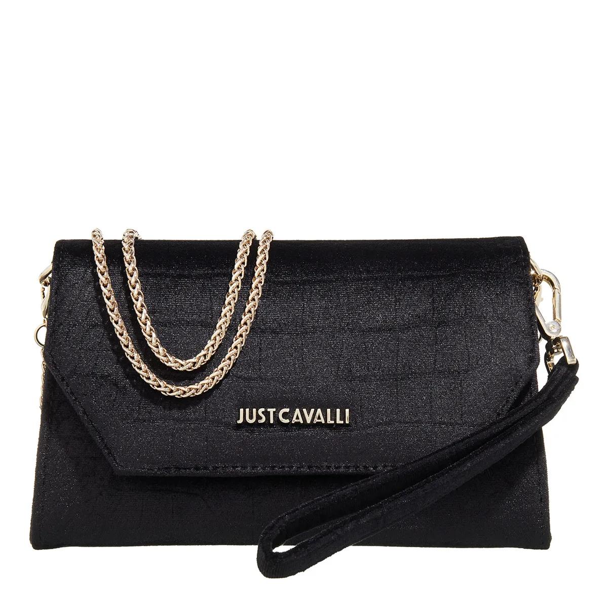 Just Cavalli Schultertasche - Crossbody - Gr. unisize - in Schwarz - für Damen von Just Cavalli
