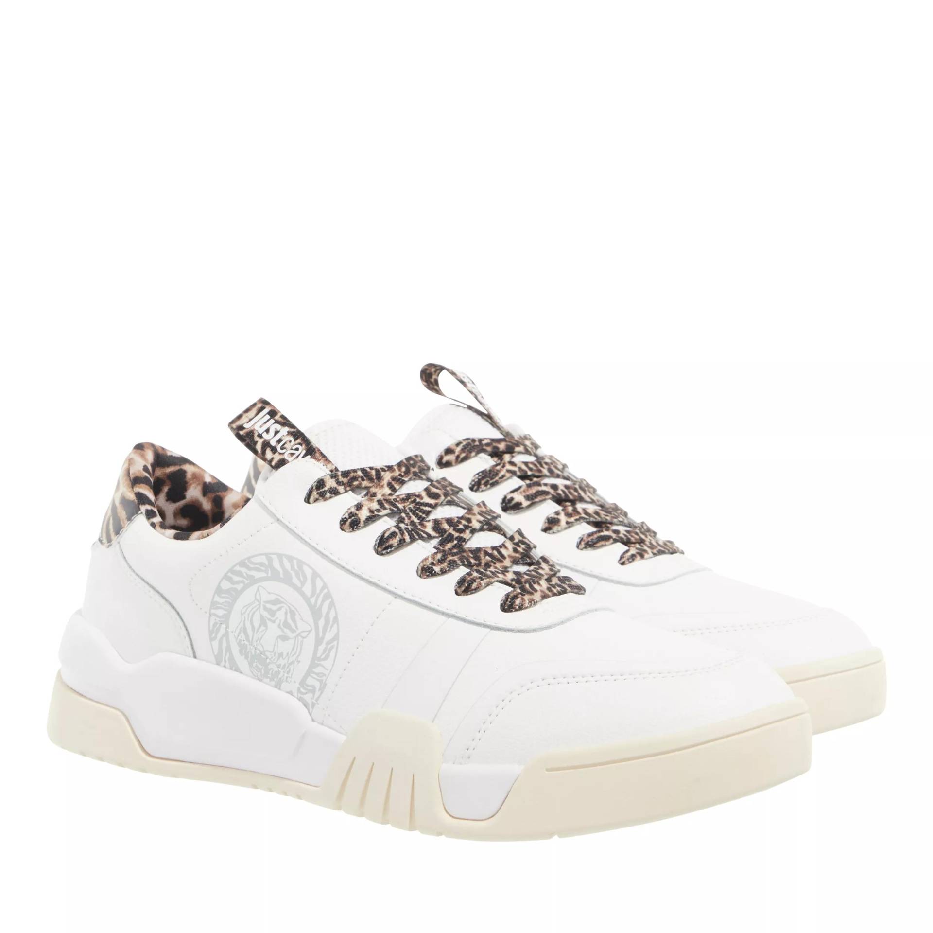 Just Cavalli Sneakers - Fondo Style Dis. 42 Shoes - Gr. 35 (EU) - in Weiß - für Damen von Just Cavalli