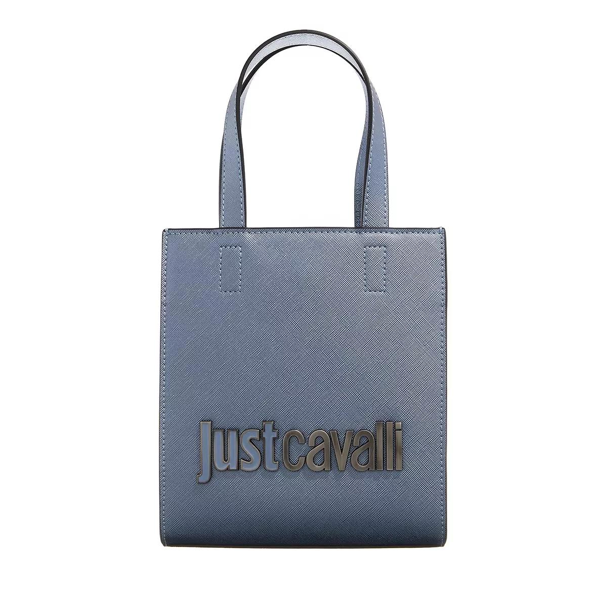 Just Cavalli Umhängetasche - Range B Metal Lettering Sketch 1 Bags - Gr. unisize - in Blau - für Damen von Just Cavalli