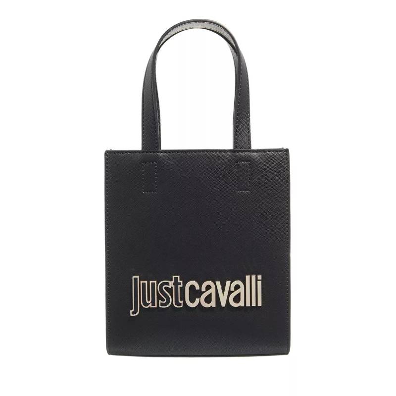 Just Cavalli Umhängetasche - Range B Metal Lettering Sketch 1 Bags - Gr. unisize - in Schwarz - für Damen von Just Cavalli