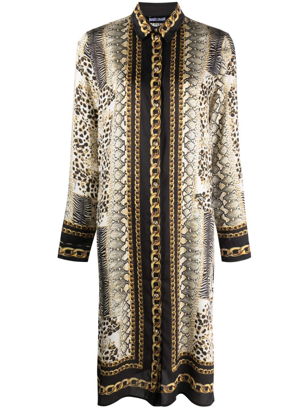 Just Cavalli animal-print dress - Black von Just Cavalli