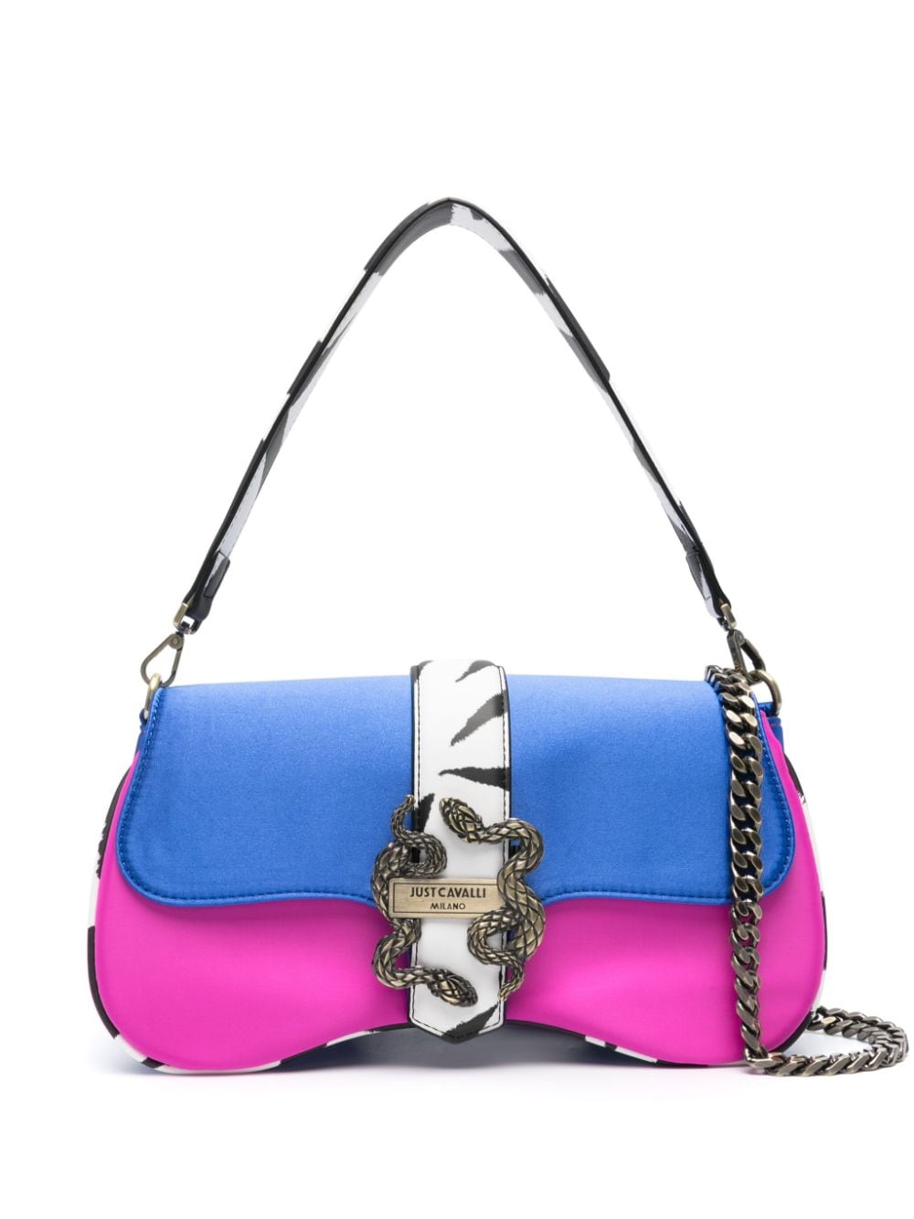 Just Cavalli colourblock shoulder bag - Pink von Just Cavalli