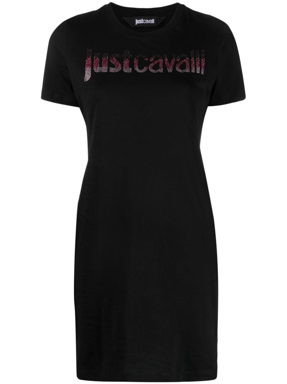 Just Cavalli cotton T-shirt minidress - Black von Just Cavalli