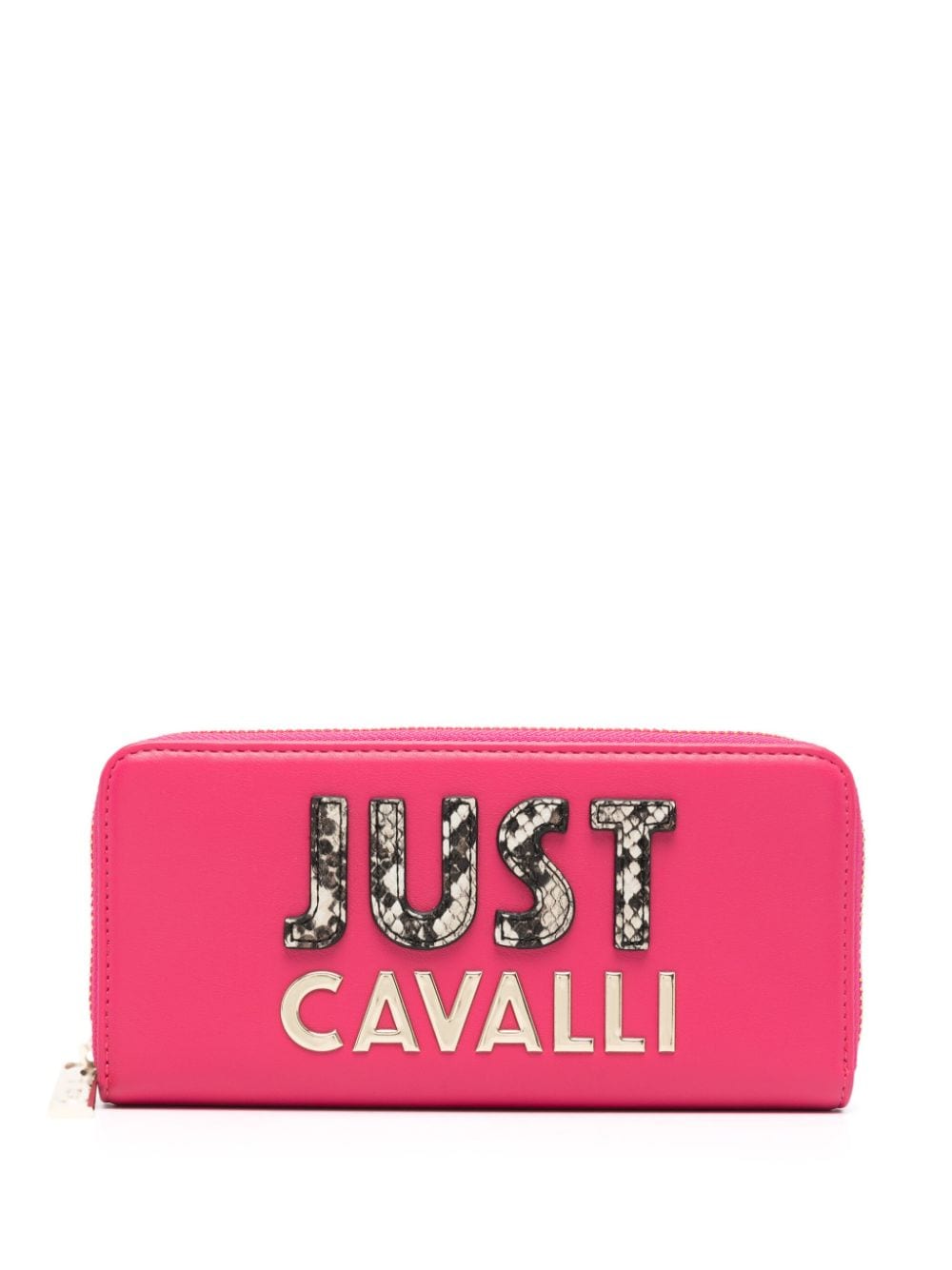 Just Cavalli logo-appliqué wallet - Pink von Just Cavalli