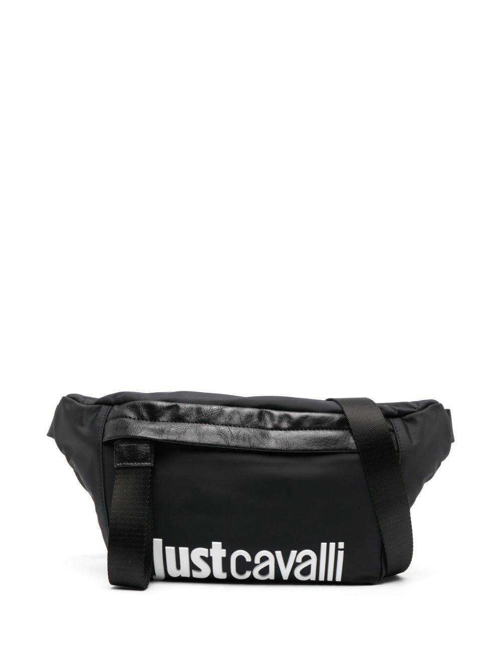 Just Cavalli logo-embossed zip-up belt bag - Black von Just Cavalli