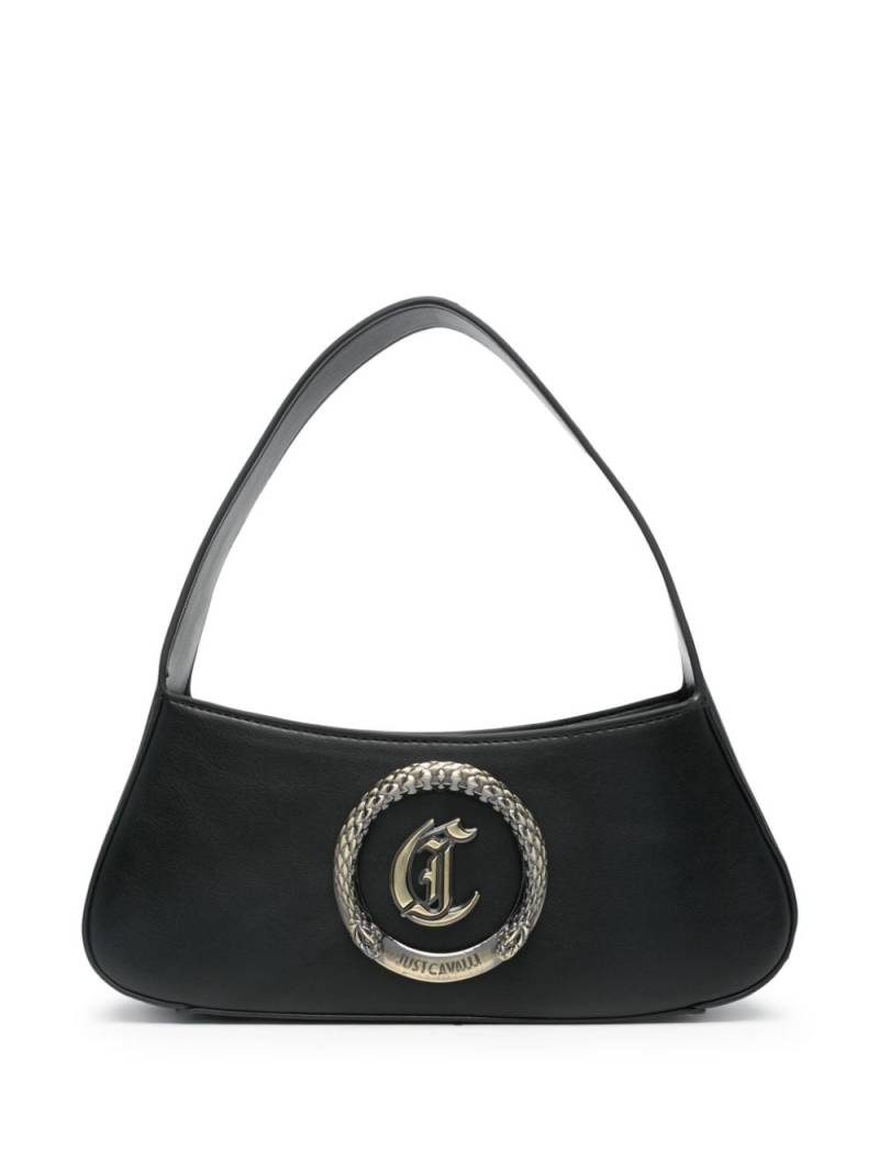 Just Cavalli logo-plaque tote bag - Black von Just Cavalli