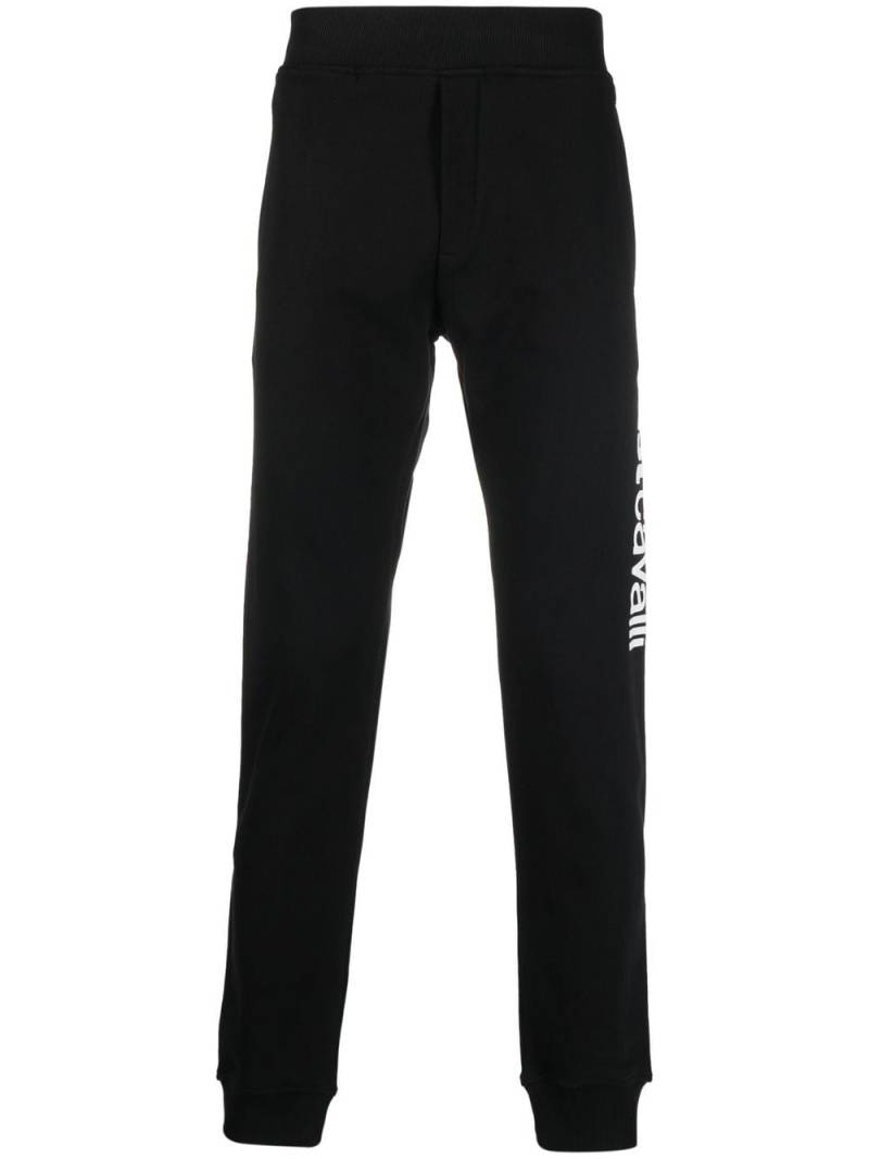 Just Cavalli logo-print cotton track pants - Black von Just Cavalli
