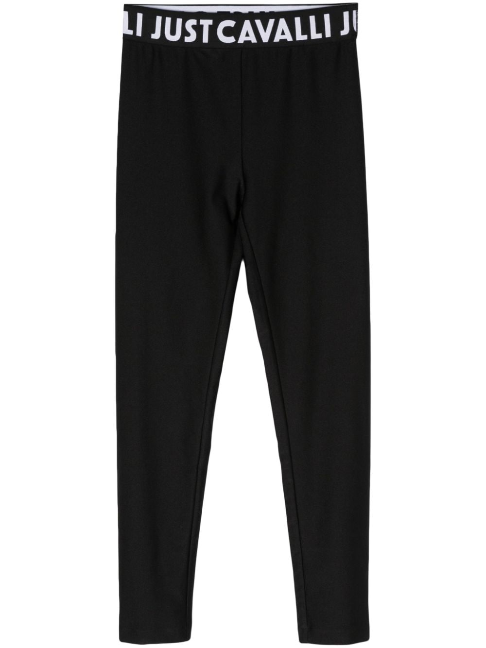 Just Cavalli logo-print waistband leggings - Black von Just Cavalli