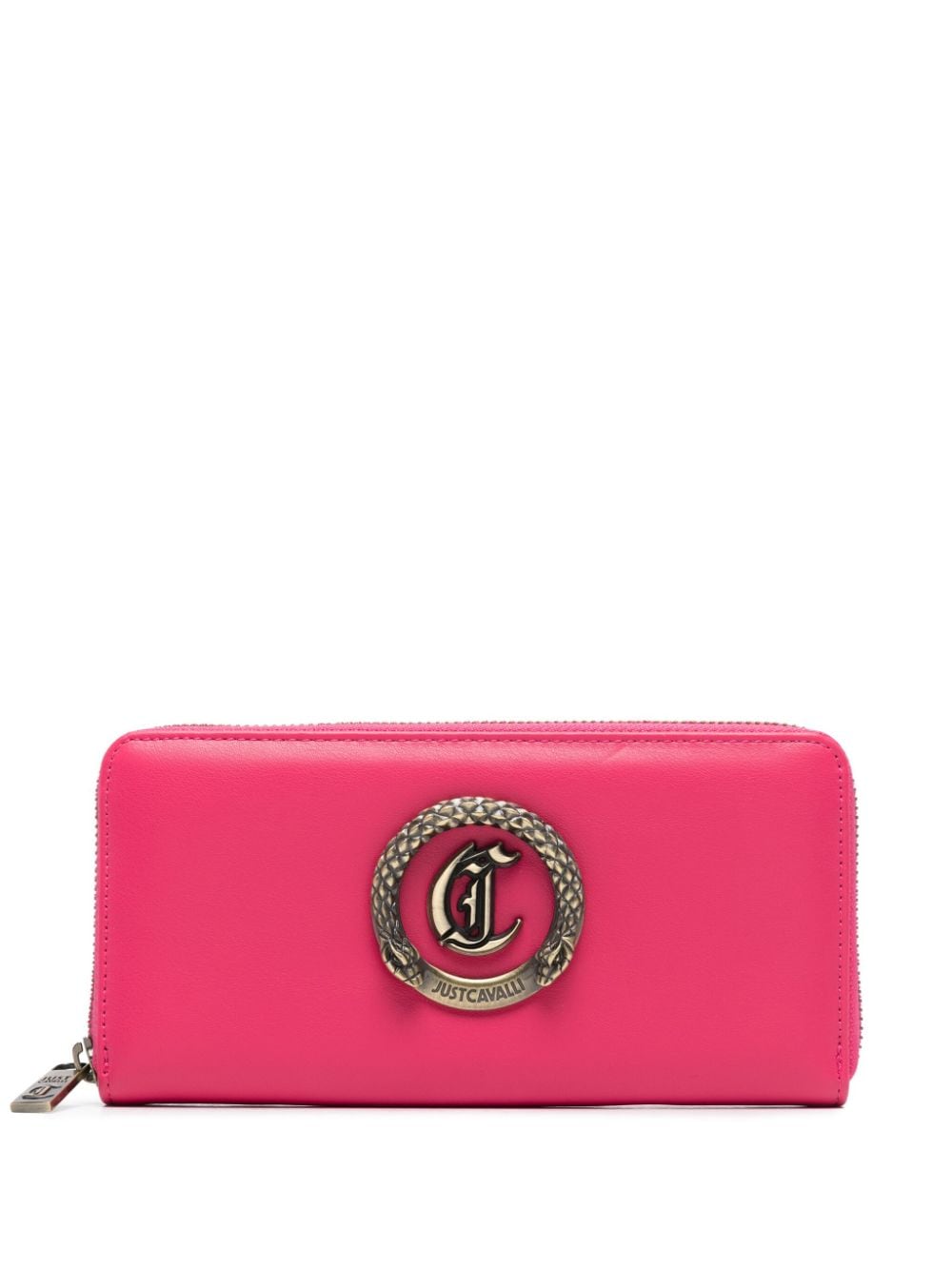 Just Cavalli metallic-snake wallet - Pink von Just Cavalli