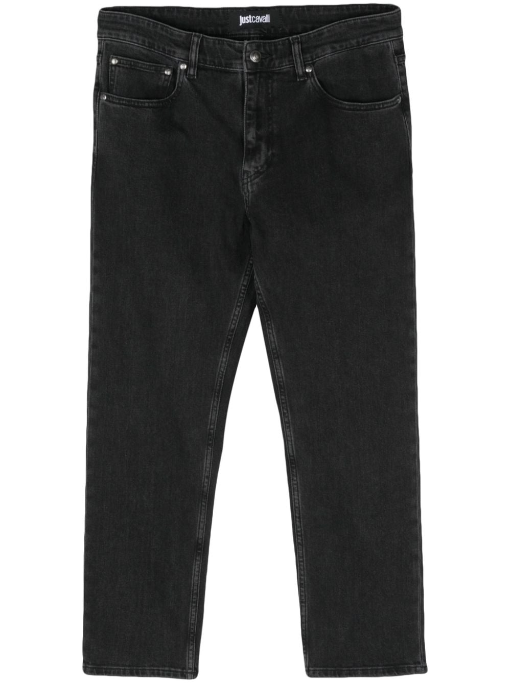 Just Cavalli slim-fit cropped jeans - Black von Just Cavalli