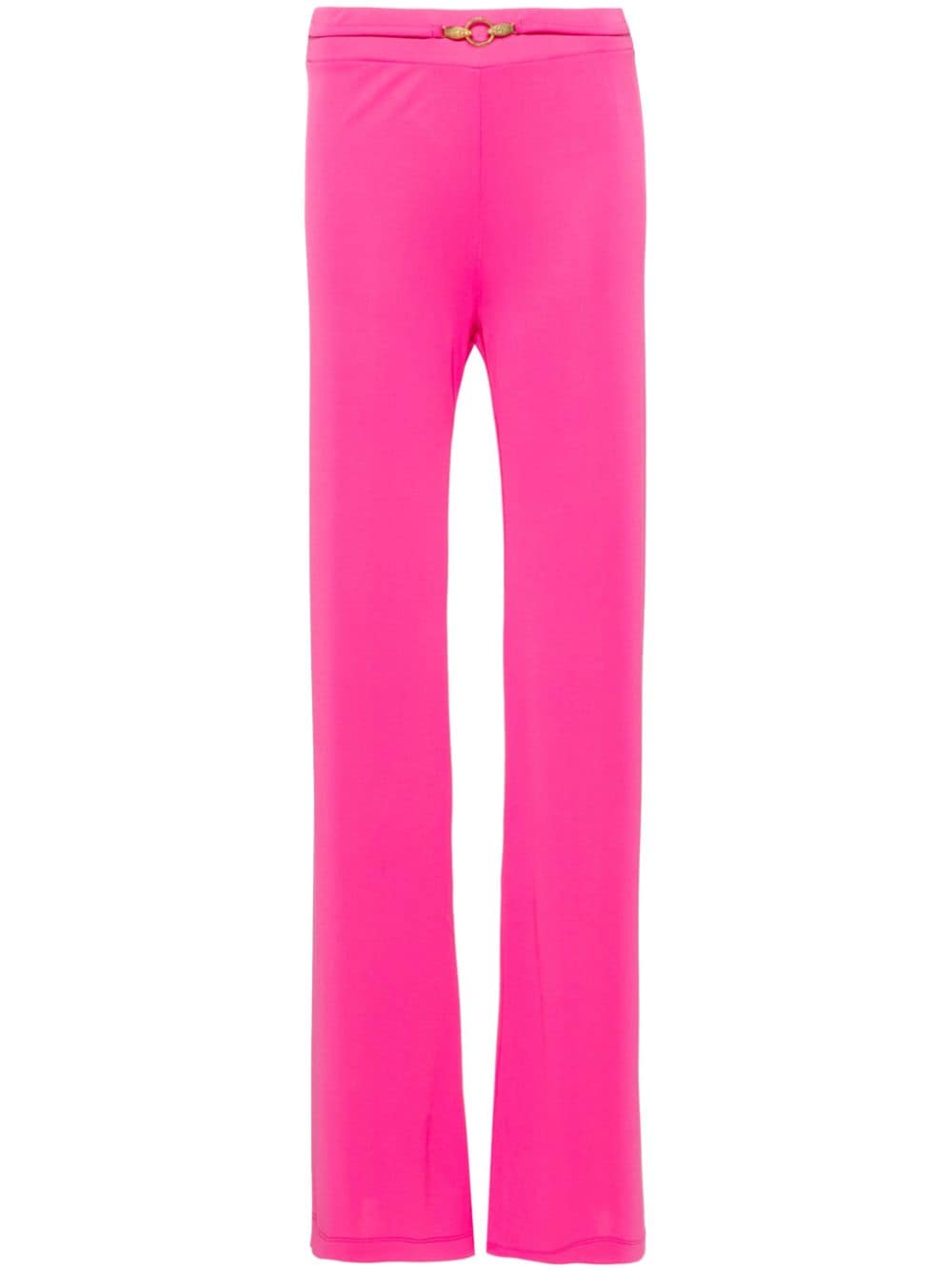 Just Cavalli snake-detail flared trousers - Pink von Just Cavalli