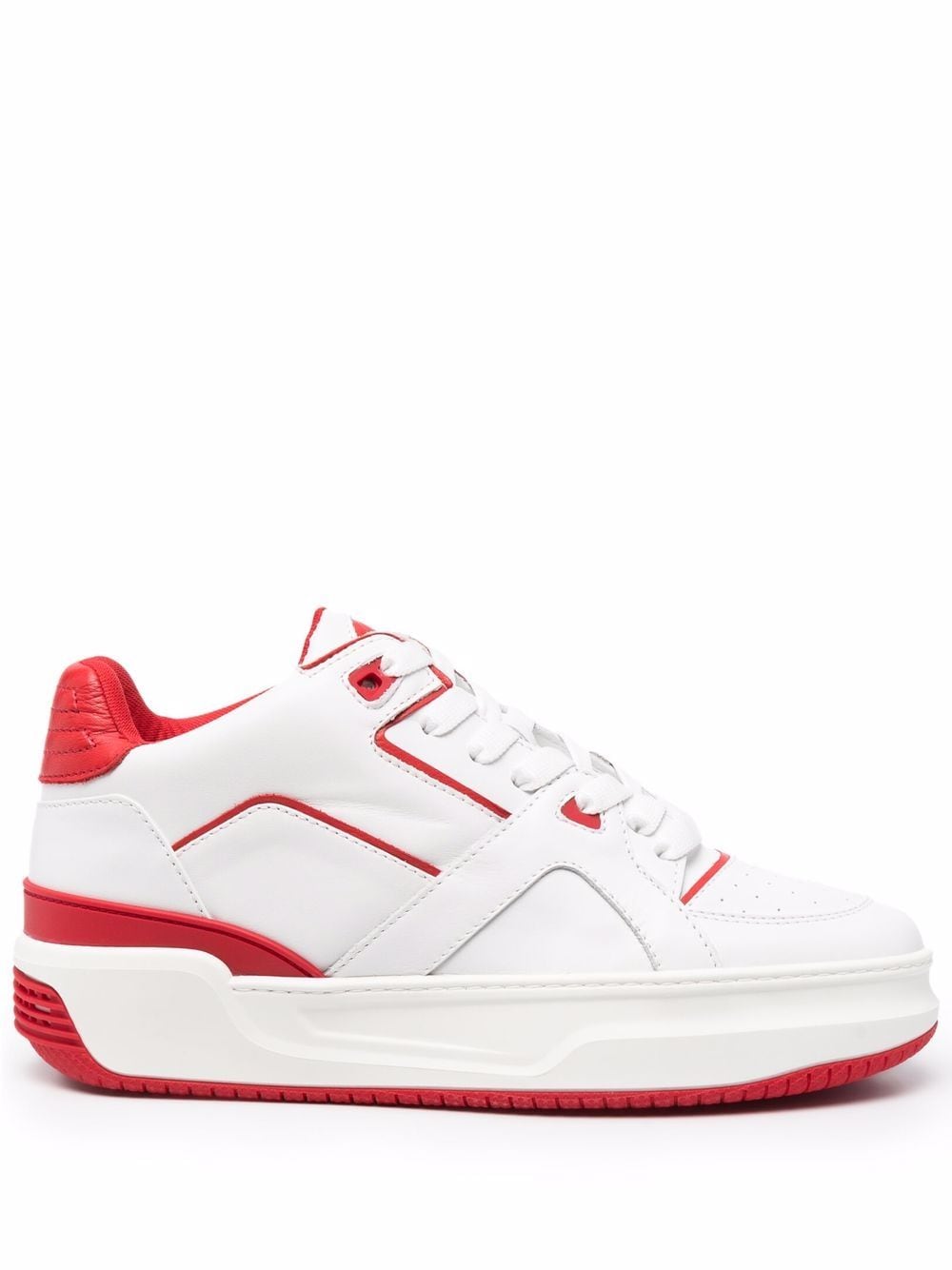 Just Don Basketball Courtside high-top sneakers - White von Just Don