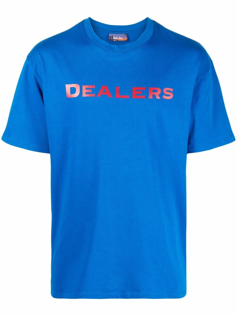 Just Don Dealers-print short-sleeve T-shirt - Blue von Just Don