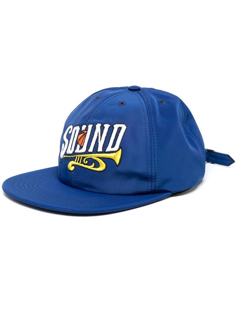 Just Don sound-embroidered baseball cap - Blue von Just Don