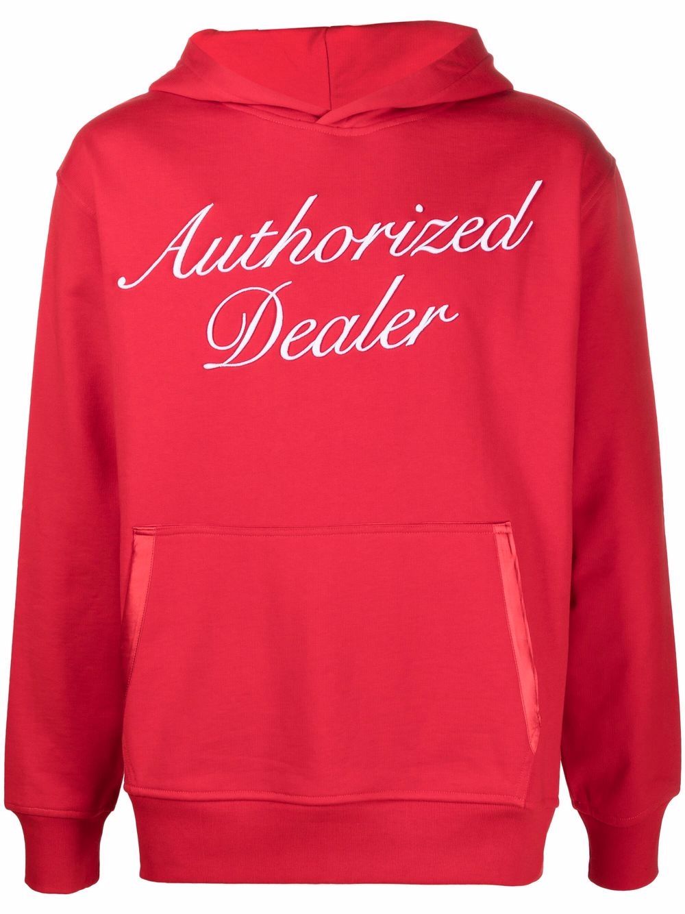 Just Don slogan print hooded sweatshirt - Red von Just Don