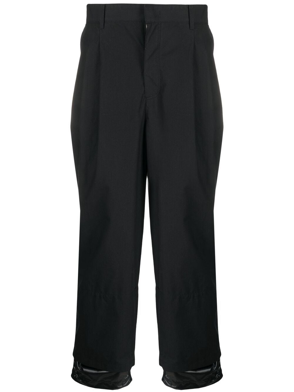 Juun.J layered-ankle trousers - Black von Juun.J