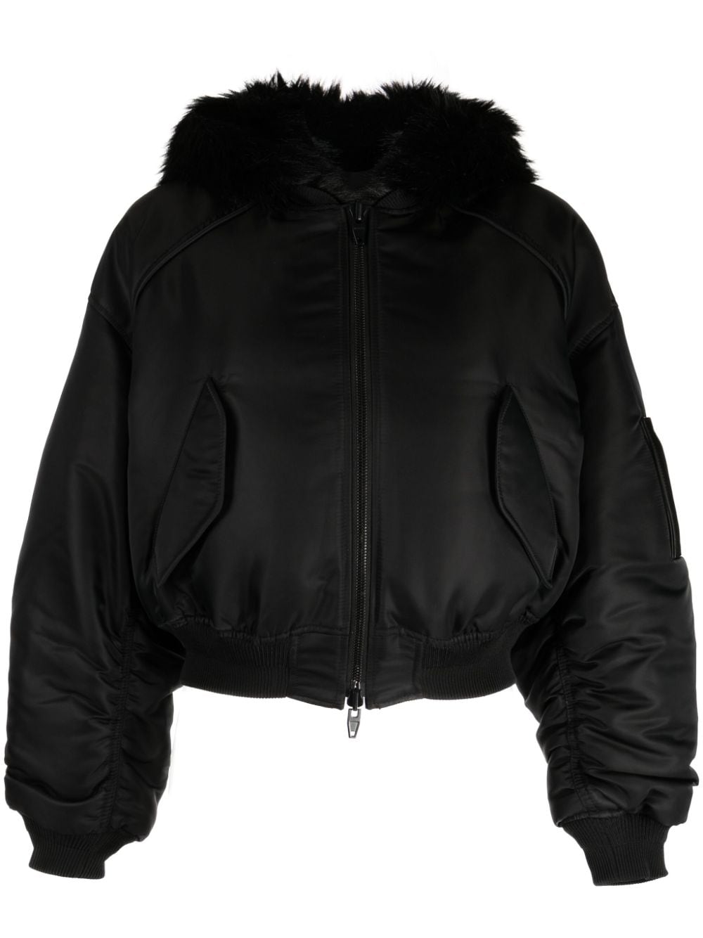 Juun.J MA-1 reversible puffer jacket - Black von Juun.J